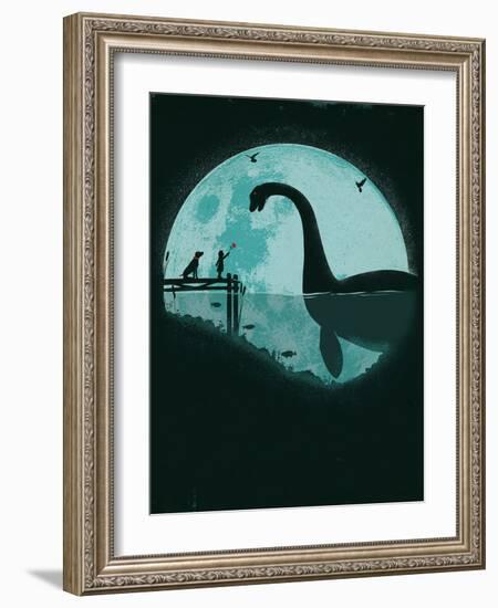 Encounter a Blue Moon-Jay Fleck-Framed Art Print