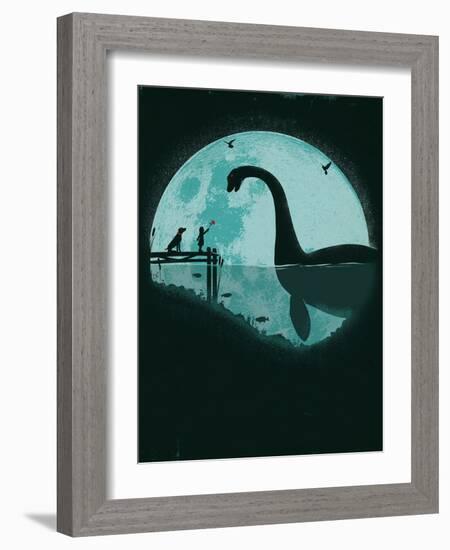 Encounter a Blue Moon-Jay Fleck-Framed Art Print