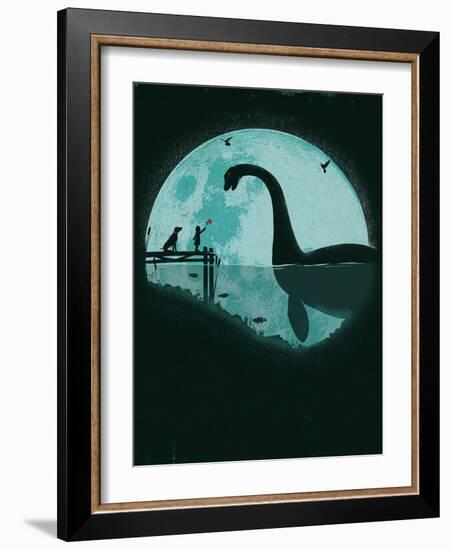 Encounter a Blue Moon-Jay Fleck-Framed Art Print