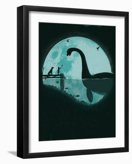 Encounter a Blue Moon-Jay Fleck-Framed Art Print