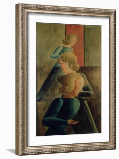 Encounter in a Room, 1928-Oskar Schlemmer-Framed Giclee Print