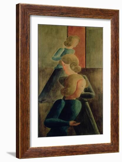 Encounter in a Room, 1928-Oskar Schlemmer-Framed Giclee Print