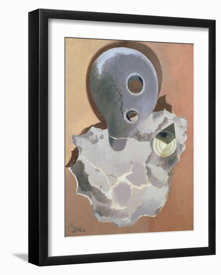 Encounter of Two Objects, 1937 (Oil on Canvas)-Paul Nash-Framed Giclee Print