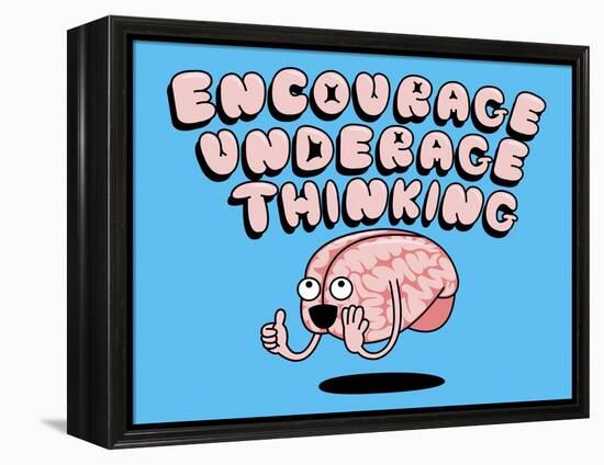 Encourage Underage Thinking-Steven Wilson-Framed Premier Image Canvas