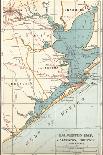 Map of Galveston Bay, Houston and Vicinity (C. 1900)-Encyclopaedia Britannica-Art Print
