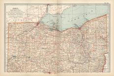 Map of Ohio, Northern Part. United States-Encyclopaedia Britannica-Art Print