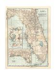 Plate 81. Map of Florida. United States. Inset Maps of Jacksonville-Encyclopaedia Britannica-Giclee Print