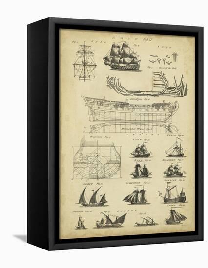 Encyclopediae I-Chambers-Framed Stretched Canvas