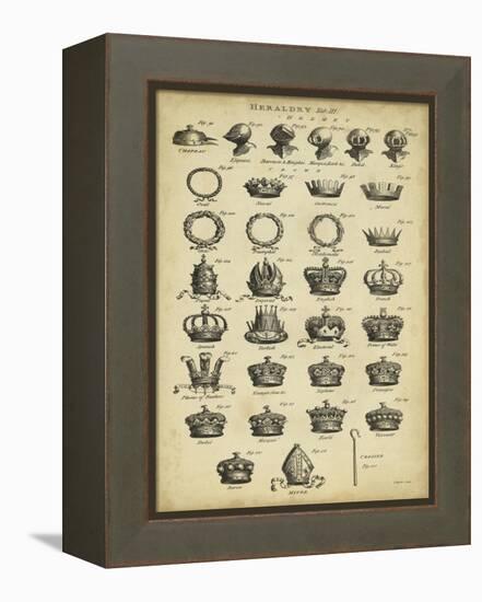 Encyclopediae IV-Chambers-Framed Stretched Canvas
