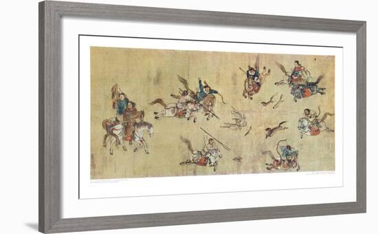 End of a Mongolian Hunt-null-Framed Collectable Print