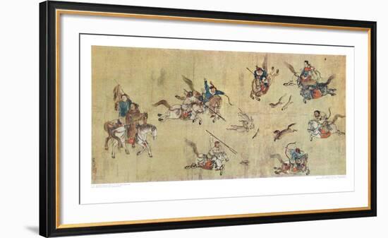 End of a Mongolian Hunt-null-Framed Collectable Print