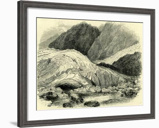 End of Glacier Switzerland-null-Framed Giclee Print