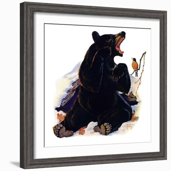 "End of Hibernation,"April 17, 1937-Jack Murray-Framed Giclee Print