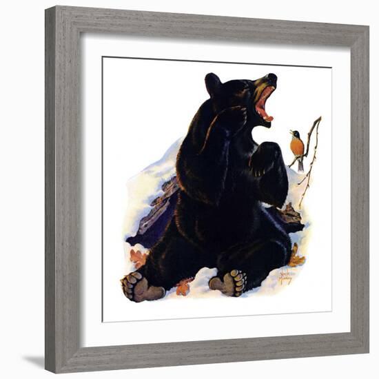 "End of Hibernation,"April 17, 1937-Jack Murray-Framed Giclee Print