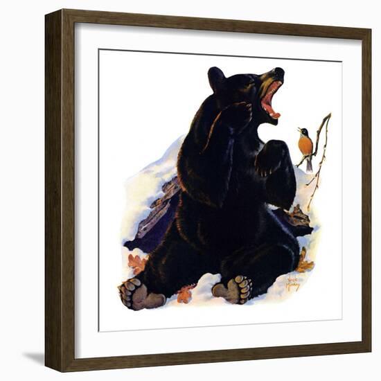 "End of Hibernation,"April 17, 1937-Jack Murray-Framed Giclee Print