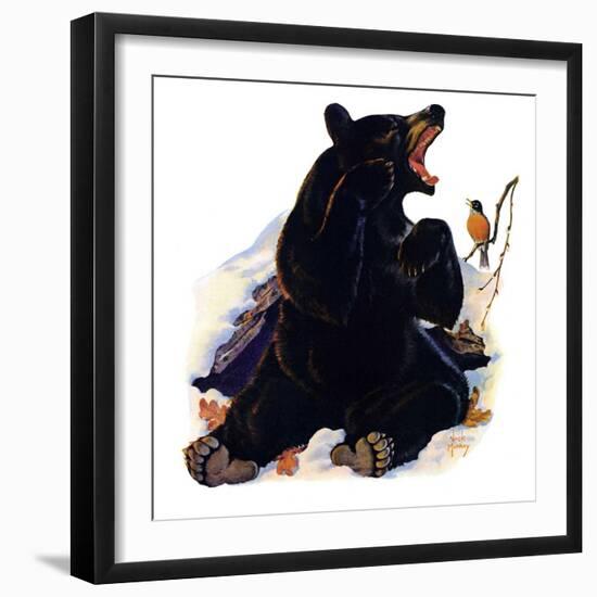 "End of Hibernation,"April 17, 1937-Jack Murray-Framed Giclee Print