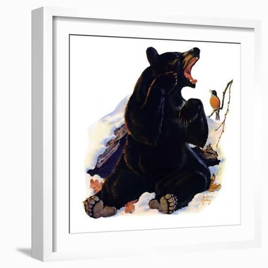 "End of Hibernation,"April 17, 1937-Jack Murray-Framed Giclee Print