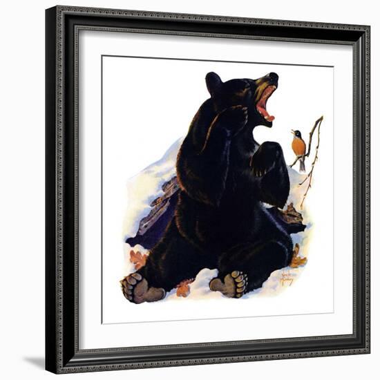 "End of Hibernation,"April 17, 1937-Jack Murray-Framed Giclee Print