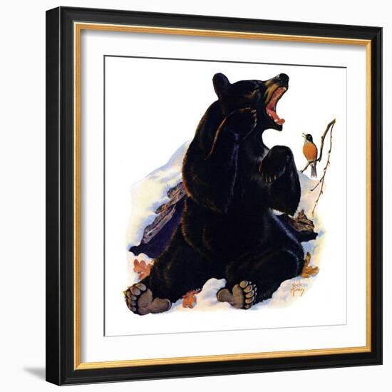 "End of Hibernation,"April 17, 1937-Jack Murray-Framed Giclee Print