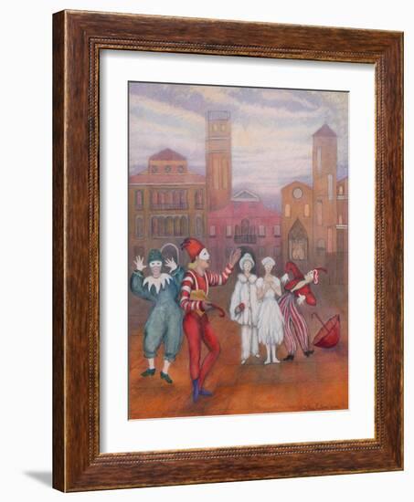 End of Lockdown, 2021 (W/C)-Silvia Pastore-Framed Giclee Print