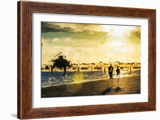 End of Love Day - In the Style of Oil Painting-Philippe Hugonnard-Framed Giclee Print