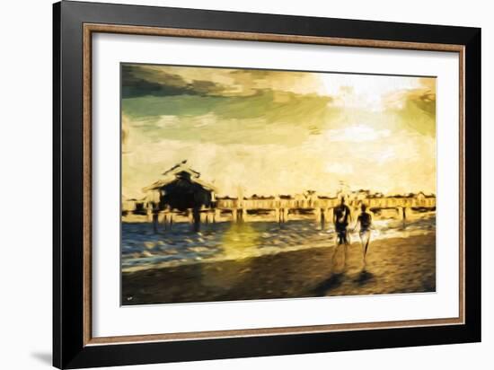 End of Love Day - In the Style of Oil Painting-Philippe Hugonnard-Framed Giclee Print