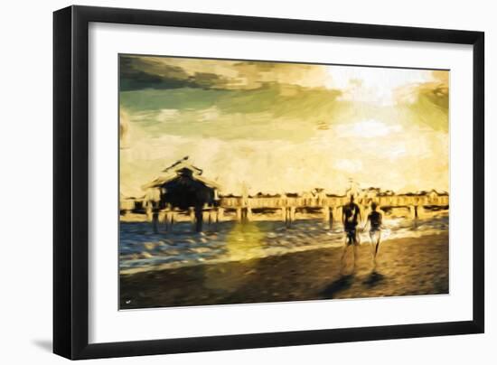 End of Love Day - In the Style of Oil Painting-Philippe Hugonnard-Framed Giclee Print