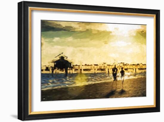 End of Love Day - In the Style of Oil Painting-Philippe Hugonnard-Framed Giclee Print