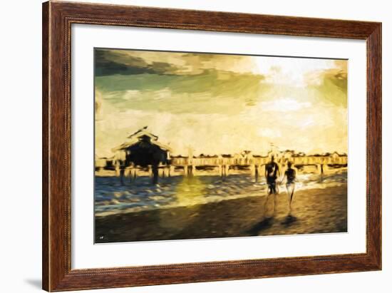 End of Love Day - In the Style of Oil Painting-Philippe Hugonnard-Framed Giclee Print