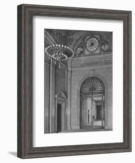 End of main entrance hall, Standard Oil Building, New York City, 1924-Unknown-Framed Photographic Print