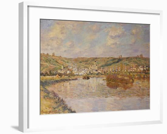 End of the Afternoon, Vetheuil-Claude Monet-Framed Giclee Print