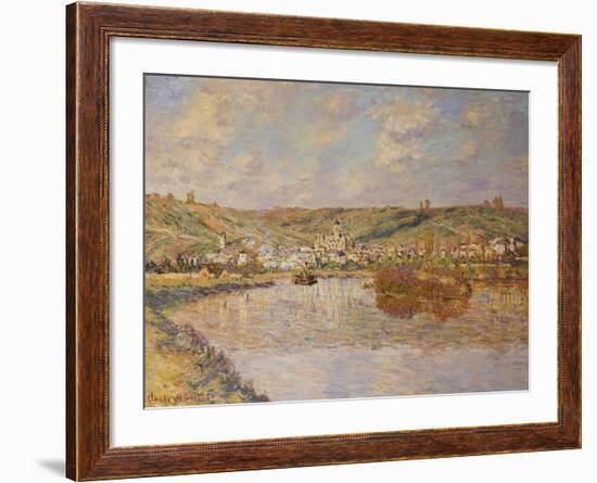 End of the Afternoon, Vetheuil-Claude Monet-Framed Giclee Print