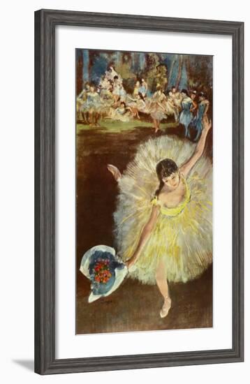 End of the Arabeske-Edgar Degas-Framed Collectable Print