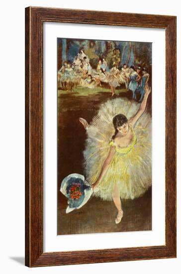 End of the Arabeske-Edgar Degas-Framed Collectable Print