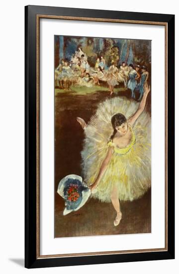 End of the Arabeske-Edgar Degas-Framed Collectable Print