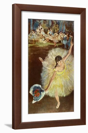 End of the Arabeske-Edgar Degas-Framed Collectable Print