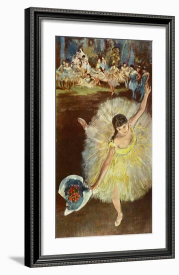 End of the Arabeske-Edgar Degas-Framed Collectable Print