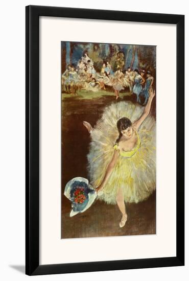 End of the Arabeske-Edgar Degas-Framed Art Print