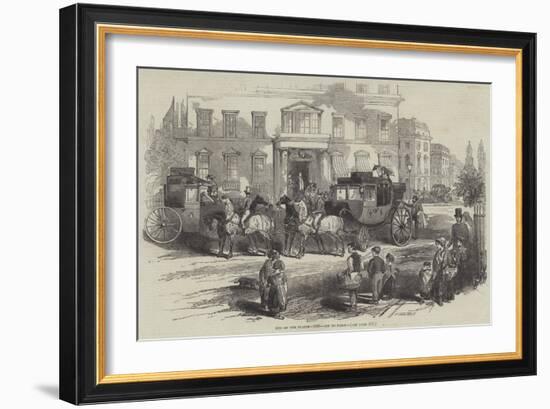 End of the Season, 1846, Off to Paris-Myles Birket Foster-Framed Giclee Print