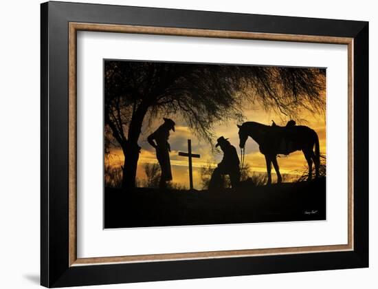 End of the Trail-Barry Hart-Framed Giclee Print