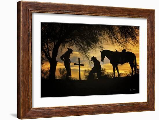 End of the Trail-Barry Hart-Framed Art Print