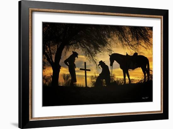 End of the Trail-Barry Hart-Framed Art Print