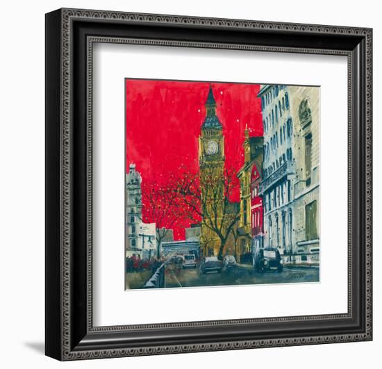 End of the Week, Westminster, London-Susan Brown-Framed Art Print