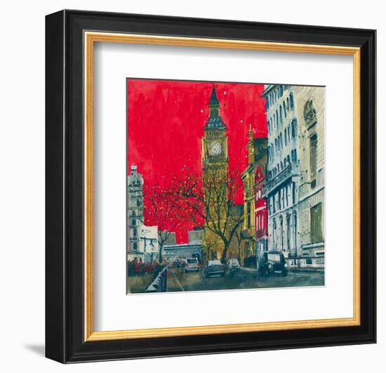 End of the Week, Westminster, London-Susan Brown-Framed Art Print