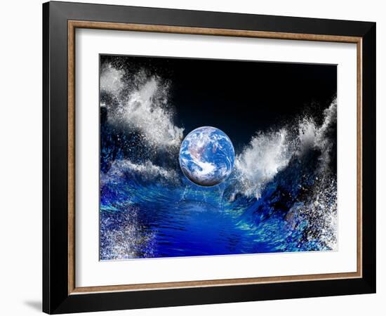 End of the World, Conceptual Artwork-Victor Habbick-Framed Photographic Print