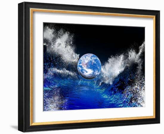 End of the World, Conceptual Artwork-Victor Habbick-Framed Photographic Print