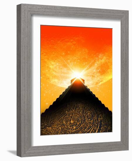 End of the World In 2012 Conceptual Image-Victor Habbick-Framed Photographic Print