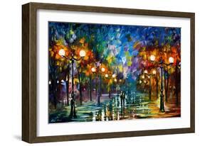 End Of Winter-Leonid Afremov-Framed Art Print