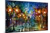 End Of Winter-Leonid Afremov-Mounted Art Print