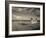 End Road Sign in Desert, Salton Sea, Salton City, Imperial County, California, USA-null-Framed Photographic Print